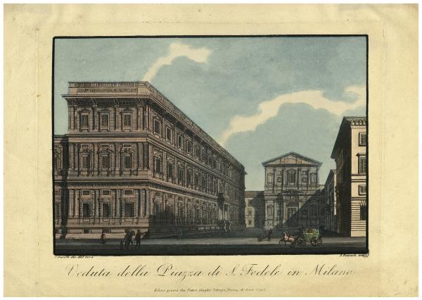 Milano. Piazza San Fedele