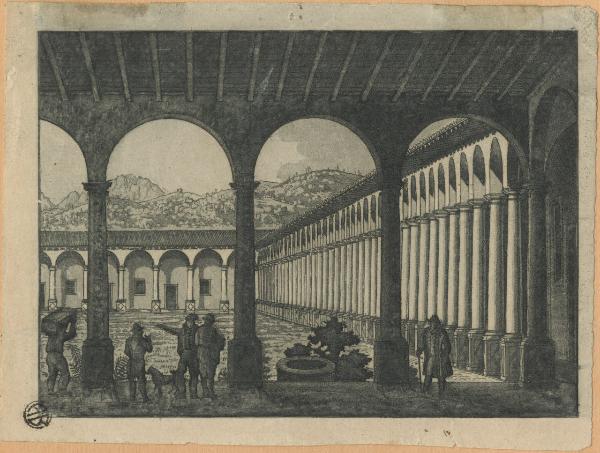 Bergamo. Chiesa di San Lazzaro (Chiostro)