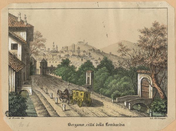 Bergamo. Veduta