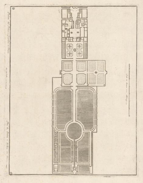 Oreno. Villa Gallarati Scotti (Pianta)