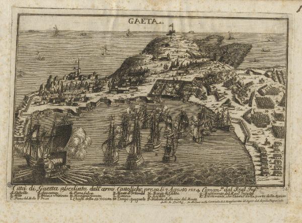 Gaeta assediata dalle truppe cattoliche nel 1734