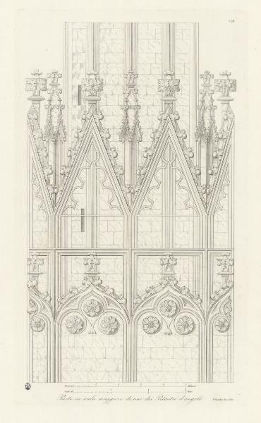 Parte in scala maggiore di uno dei Pilastri d'angolo