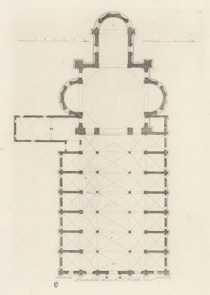 Pianta della chiesa di S.a M.a delle Grazie