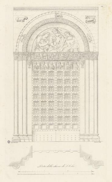 Porta della chiesa di S. Celso