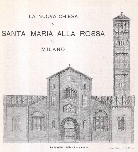 Milano. Chiesa di Santa Maria la Rossa