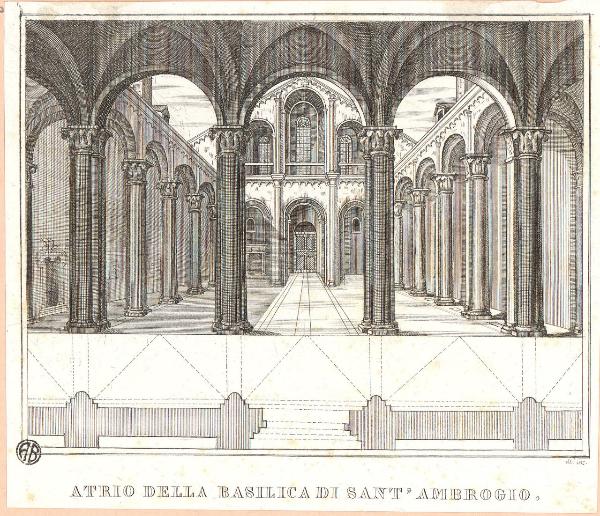 Milano. Chiesa di Sant'Ambrogio (Atrio)