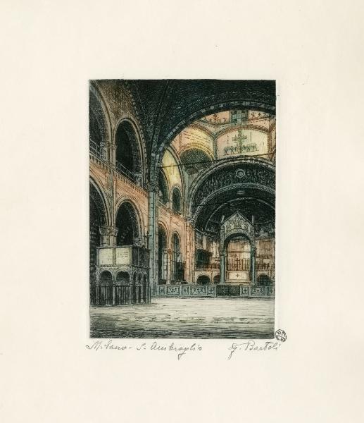 Milano. Chiesa di Sant'Ambrogio (Interno)