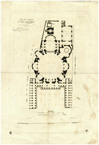 Milano. Chiesa di San Carlo al Corso (Pianta)