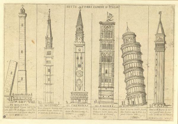 Sette torri famose d'Italia
