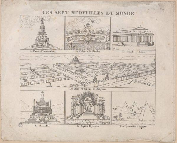 Les sept merveilles du monde. Le Phare d'Alexandrie