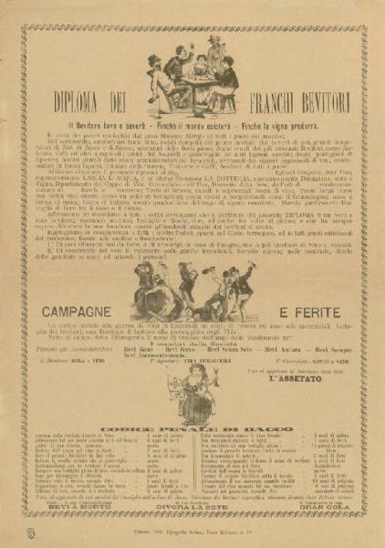 Diploma dei franchi bevitori