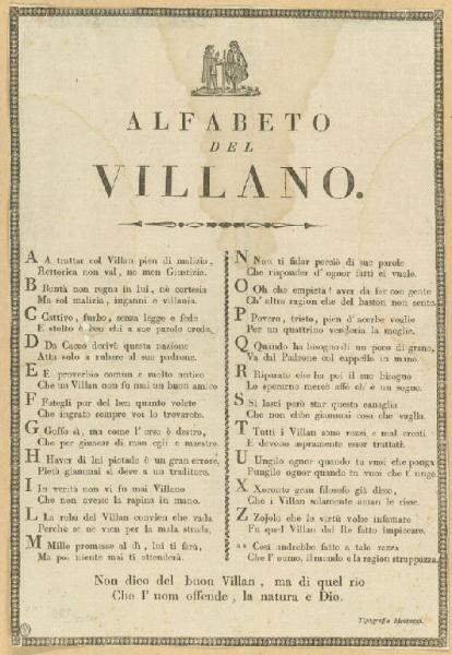 Alfabeto del villano