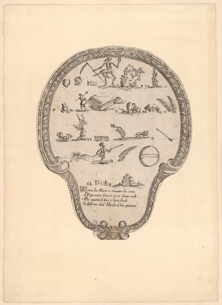 Foglio per ventola con rebus