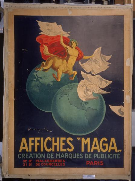 Affiches "Maga" création de publicité Paris