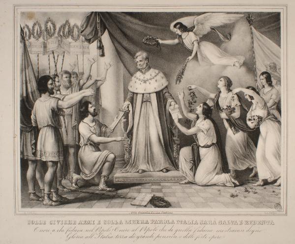 Allegoria con Leopoldo II d'Asburgo-Lorena