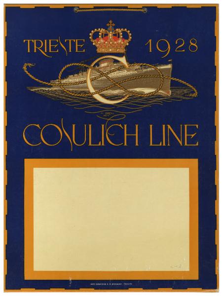 Trieste 1928 Cosulich Line