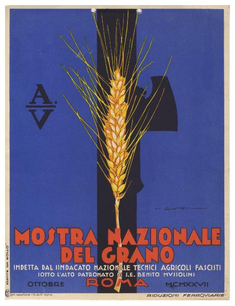 A. V Mostra Nazionale del Grano
