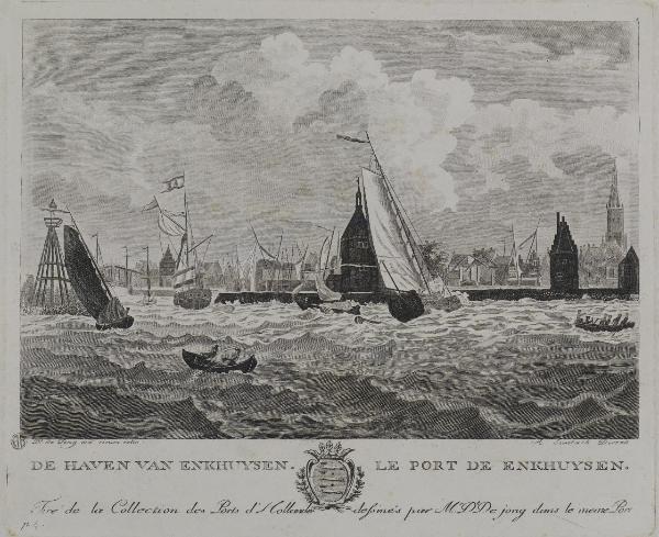 De haven van Enkhuysen/ Le port de Enkhuysen