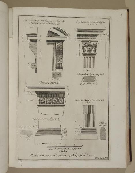 Modini dell'ornato de' suddetti sepolcri posti al n. 4, e 5.