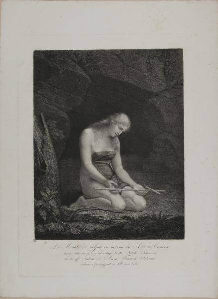La Maddalena scolpita in marmo da Antonio Canova