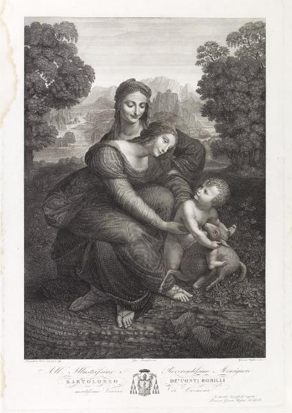 Madonna con Bambino che gioca con l'agnello e Sant'Anna