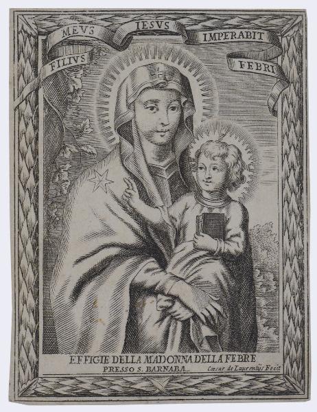 Effigie della Madonna della febre presso S. Barnaba