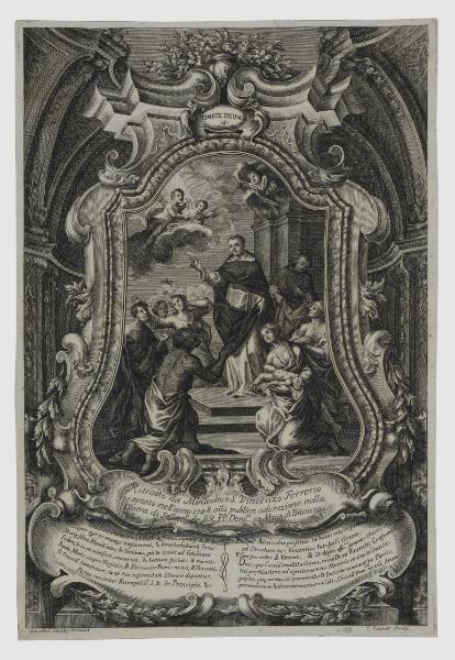 Ritratto del Miracoloso S. Vincenzo Ferrerio esposto nell'anno 1748 alla publica adorazione nella Chiesa di S. Giac.o de RR.PP. Dom.ni in Monte di Brianza