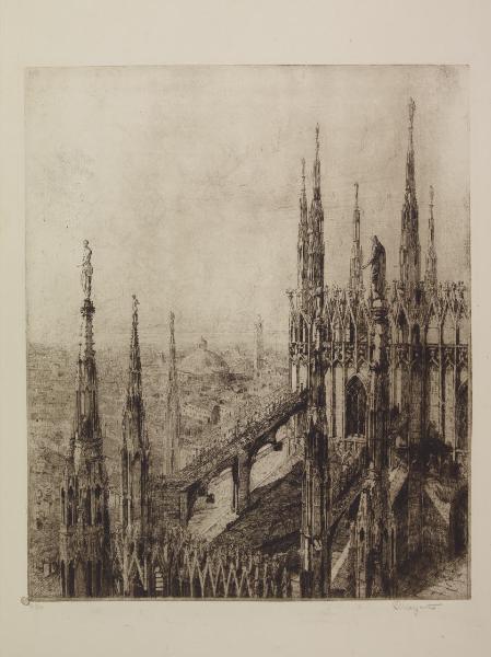 Panorama di Milano dal Duomo