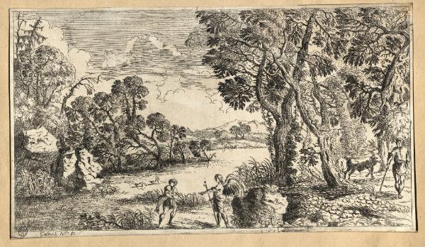 Paesaggio con Tobia e l'angelo