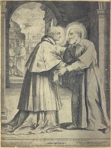 S. Carlo visitando più volte il Beato Filippo Neri, è venuto da lui con la faccia risplendente come d'un Angelo