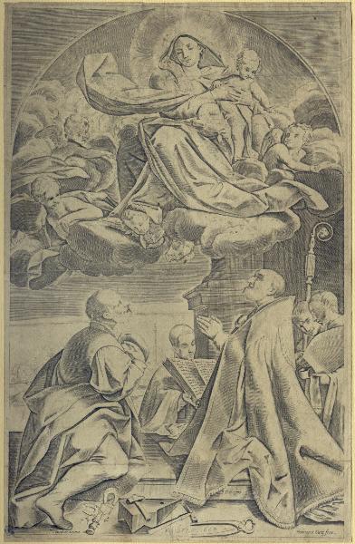 Madonna con Bambino e i Santi Alò e Petronio