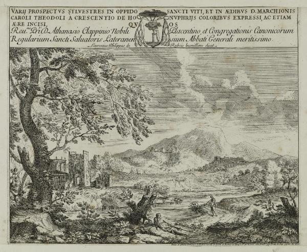 Varij prospectus sylvestres in oppido Sancti Viti, et in aedibus D. Marchionis Caroli Theodoli Oppidi Sancti Viti