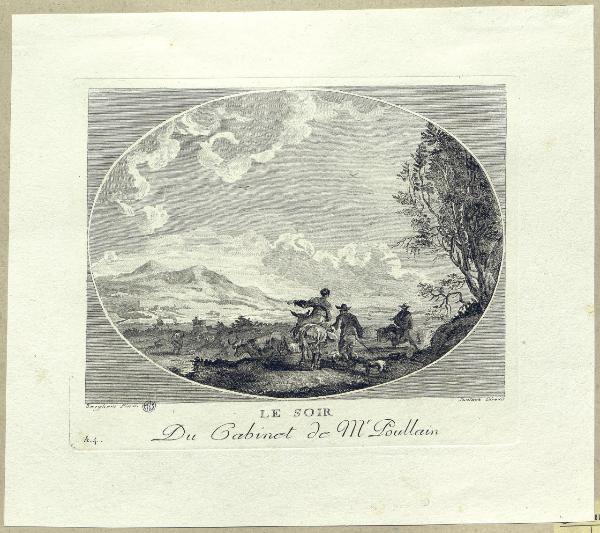 Collection de cent-vingt estampes gravées d'après les tableaux & dessins qui composoient le Cabinet de M. Poullain