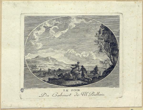 Collection de cent-vingt estampes gravées d'après les tableaux & dessins qui composoient le Cabinet de M. Poullain