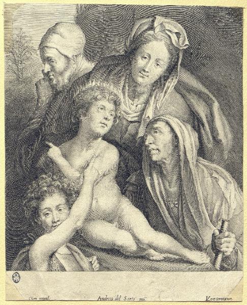 Sacra Famiglia con San Giovannino e Sant'Elisabetta