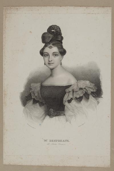 M.lle Despréaux, del Teatro Francese