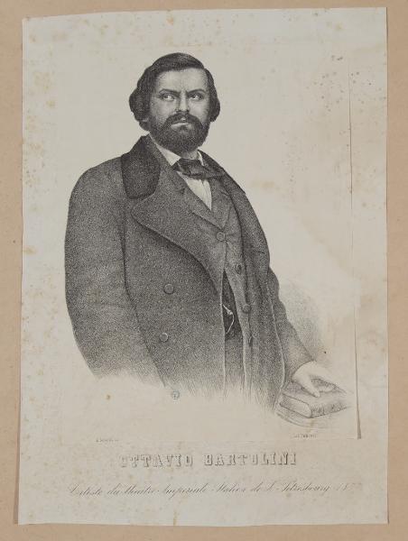 Ottavio Bartolini; Artiste du Théatre Imperiale Italien de S. Petersbourg 1857