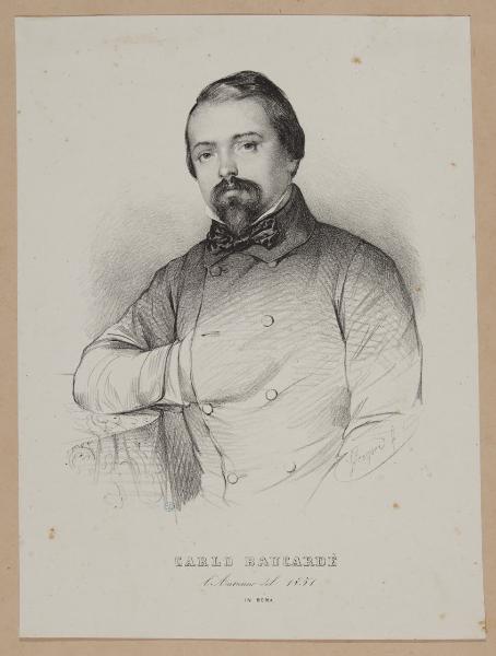 Carlo Baucardè l'Autunno del 1851 in Roma