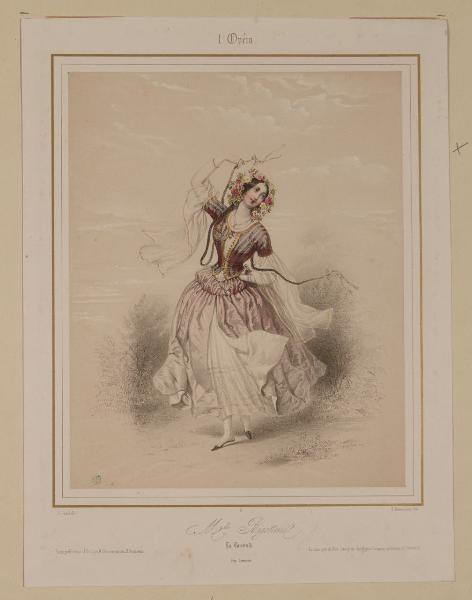 Mademoiselle Bigottini. La Tarentelle