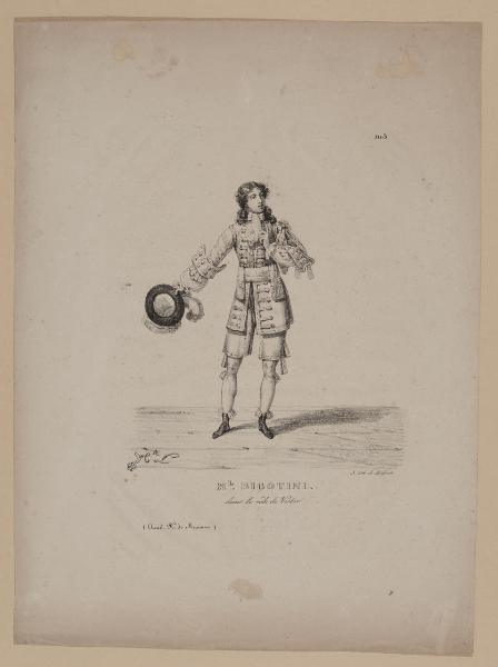 M.lle Bigottini dans le rôle de Victor