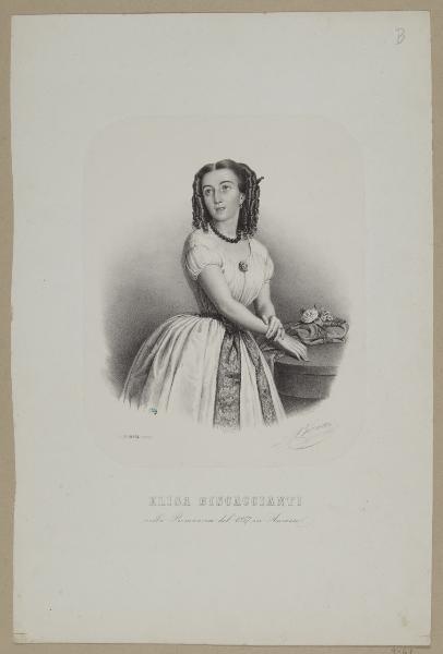 Elisa Biscaccianti nella Primavera del 1857, in Ancona
