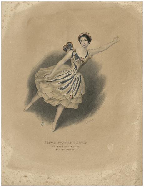 Flora Fabbri Bretin, nel Ducal Teatro di Parma, Nella Primavera 1843
