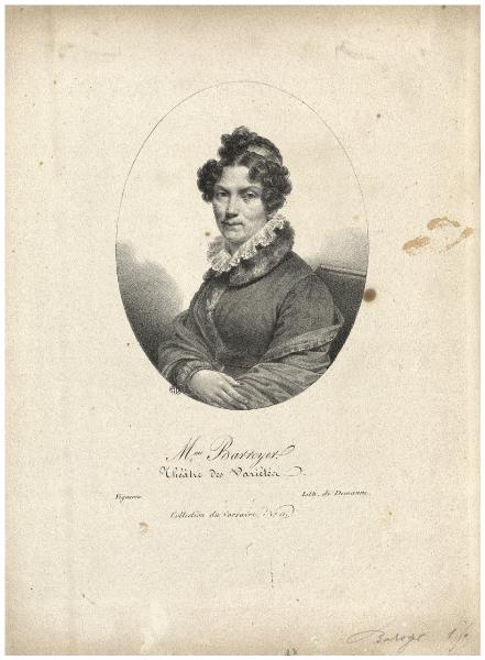 M.me Barroyer. Théatre de Variétés