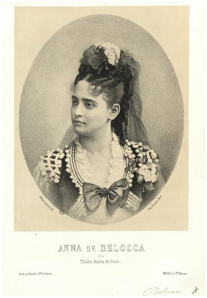 Anna da Belocca du Théatre Italien de Paris