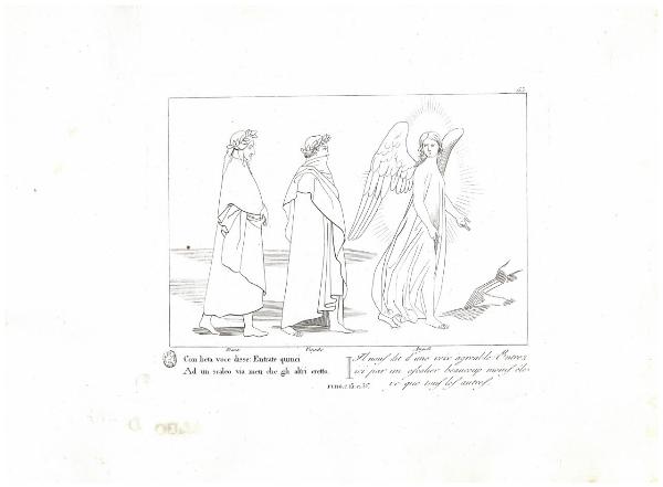 La Divina Commedia di Dante Alighieri cioè l'Inferno, il Purgatorio ed il Paradiso Composto da Giovanni Flaxman scultore inglese