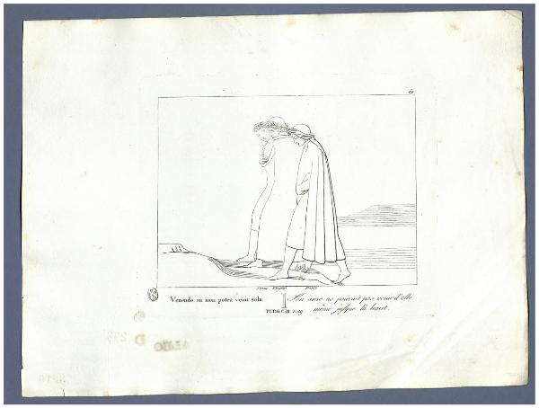 La Divina Commedia di Dante Alighieri cioè l'Inferno, il Purgatorio ed il Paradiso Composto da Giovanni Flaxman scultore inglese