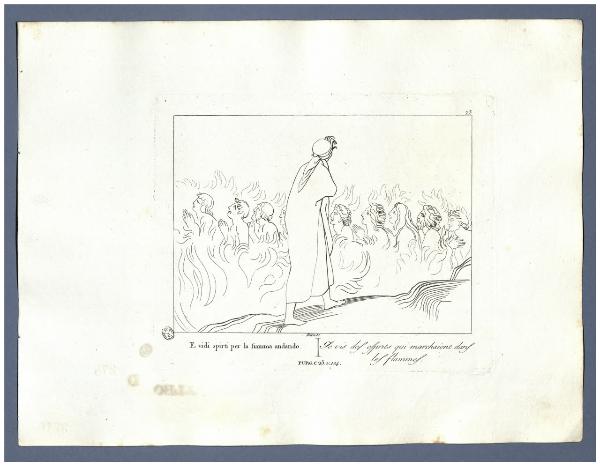 La Divina Commedia di Dante Alighieri cioè l'Inferno, il Purgatorio ed il Paradiso Composto da Giovanni Flaxman scultore inglese