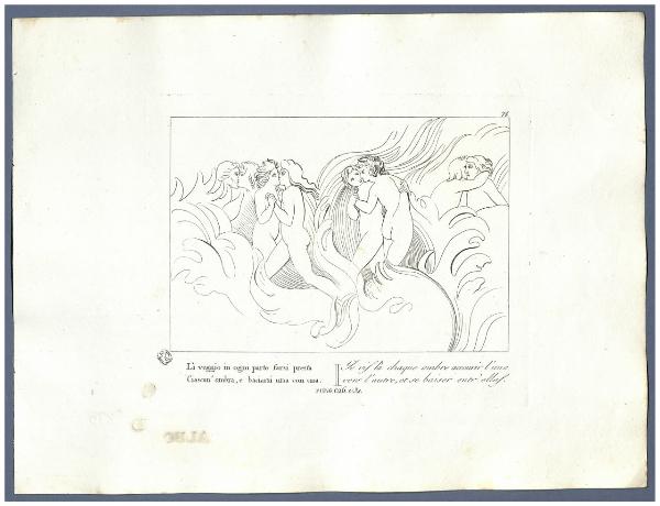 La Divina Commedia di Dante Alighieri cioè l'Inferno, il Purgatorio ed il Paradiso Composto da Giovanni Flaxman scultore inglese