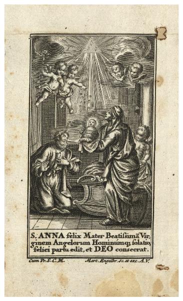 S. Anna felix Mater beatissima Virginem angelorum [...]