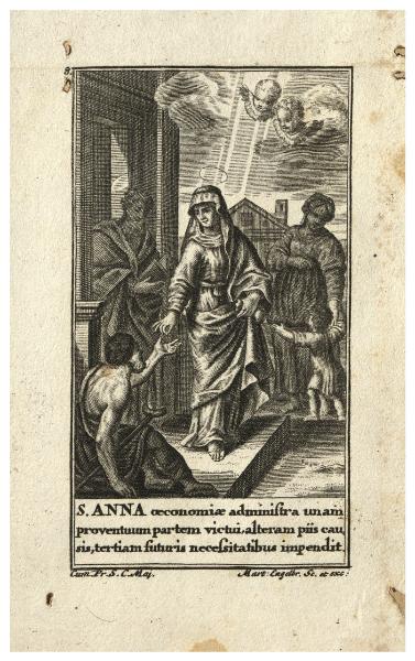 S. Anna oeconomiae administra unam proventuum partem [...]
